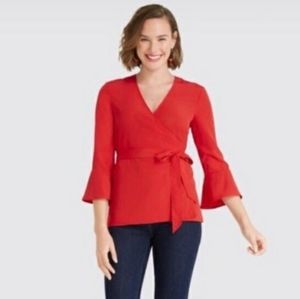 Red Draper James Blouse